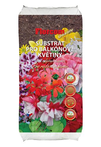 Florcom substrát pre balkónové kvety Quality 20 l - Florcom trávnikový substrát s kompostom a pieskom 45 l | T - TAKÁCS veľkoobchod