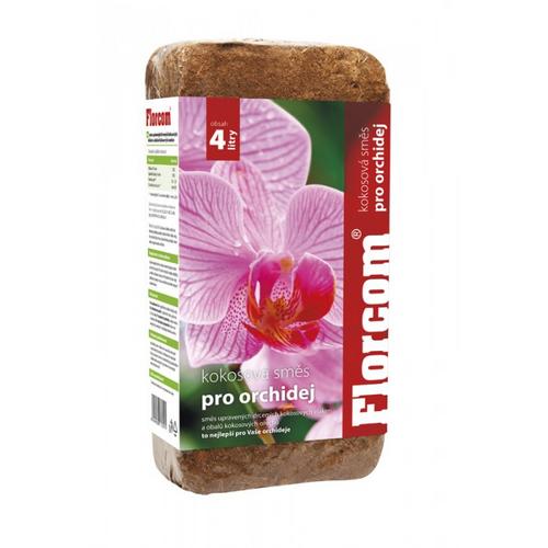 Florcom kokosový substrát pre orchideje 350 g - Florcom substrát pre rododendrony a azalky Premium 50 l | T - TAKÁCS veľkoobchod