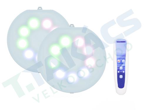 ASTRALPOOL sada 2 ks LED žiaroviek LumiPlus Flexi V1 RGB Wireless + dialkový ovládač , 22 W , 1100 lm - ASTRALPOOL LED žiarovka LumiPlus Flexi V1 biela 14,5 W , 1480 lm | T - TAKÁCS veľkoobchod