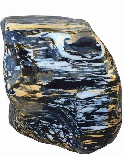 Black Angel leštený solitérny kameň - Dierovaný vápencový solitérny kameň | T - TAKÁCS veľkoobchod