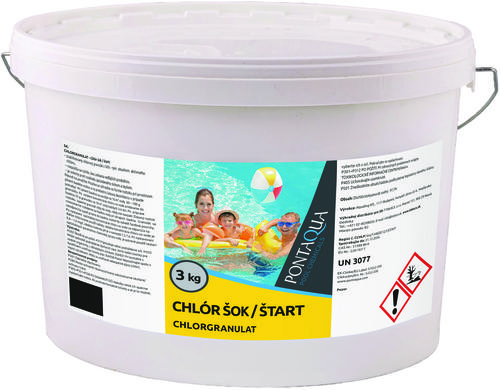Pontaqua Chlór šok - Štart 3 kg - ASEKO Chlorpure 20l | T - TAKÁCS veľkoobchod