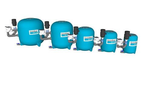 Aquaforte perlový filter EB-100 (63mm) - TRIPOND tlakový filter Beadfilter EB60 s náplňou | T - TAKÁCS veľkoobchod