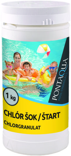 Pontaqua Chlór šok - štart 1 kg - Pontaqua Multifunkčné tablety 200 g , 1 kg | T - TAKÁCS veľkoobchod