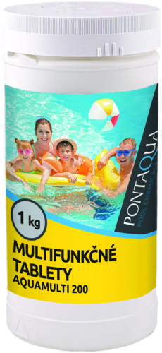 Pontaqua Multifunkčné tablety 200 g , 1 kg - MASTERsil Chlór eliminátor 1,5 kg | T - TAKÁCS veľkoobchod