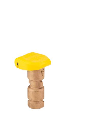 Rain mosadzná hydrantová prípojka HQB-3/4"F  - Rain kľúč mosadzný HK-3/4" k hydrantovej prípojke | T - TAKÁCS veľkoobchod