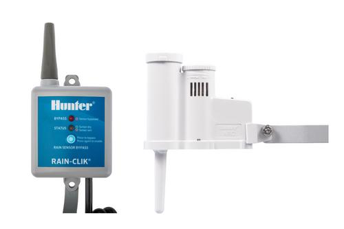 Hunter bezdrôtový dažďový senzor WR-CLIK - Hunter prietokomer HC-100-FLOW-B, 1 1/2" MM pre app Hydrawise | T - TAKÁCS veľkoobchod