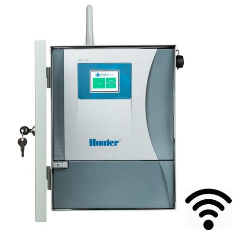 Hunter WiFi riadiaca jednotka HCC-800-M, 8 - 54 sekcií, kovová skrinka, extrená - Hunter WiFi predný panel HPC Face Panel pre riadiacu jednotku PC-401 | T - TAKÁCS veľkoobchod