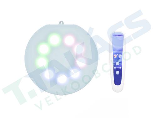 ASTRALPOOL LED žiarovka LumiPlus Flexi V1 RGB Wireless + dialkový ovládač , 22 W , 1100 lm - ASTRALPOOL rámik LumiPlus FlexiNiche , nerez | T - TAKÁCS veľkoobchod