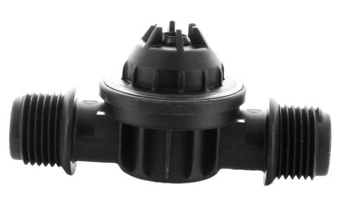 Netafim DNL black spätný ventil 0.4 bar, 1/2" MM  - Netafim nástrčný adaptér 16 x 1/2" F pre ventil TLFV-1 | T - TAKÁCS veľkoobchod
