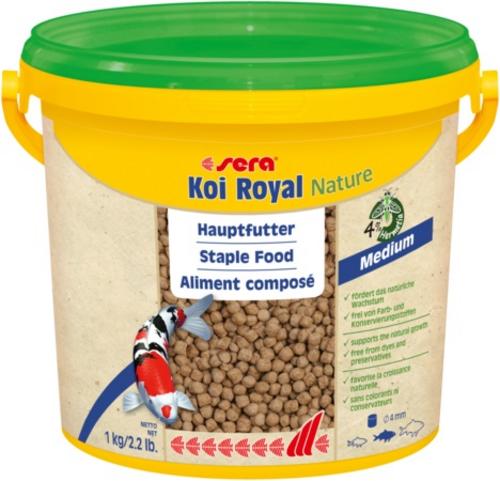 Sera krmivo pre ryby Koi Royal Nature Medium 3800 ml - Sera krmivo pre ryby Koi Royal Nature Medium 1000 ml | T - TAKÁCS veľkoobchod