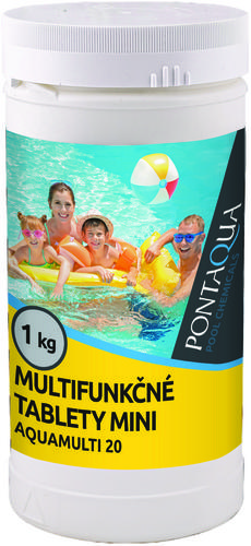 Pontaqua Multifunkčné tablety 20 g , 1 kg - MASTERsil tekutý chlór stabilizovaný 35 kg / 30 l | T - TAKÁCS veľkoobchod