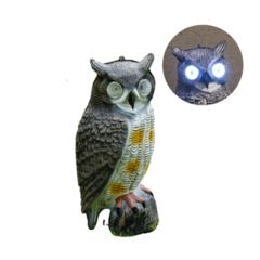 Sova so svietiacimi očami 19x18x43 cm - Ubbink plastová dekorácia Kačica Teal | T - TAKÁCS veľkoobchod